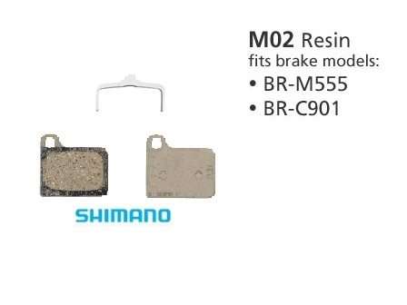 BR-M555 M02 Resin Disc Brake Pads | Y8B598040