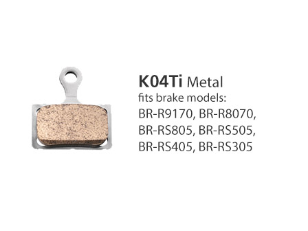 br r9170 metal pads spring k04ti Y8PU98020