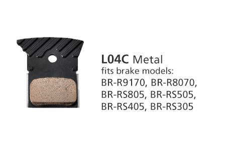 BR-R9170 L04C Metal Disc Brake Pads | Y8N398040