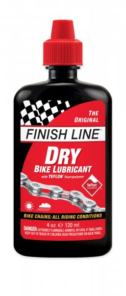 finish line dry bike chain lube 120ml