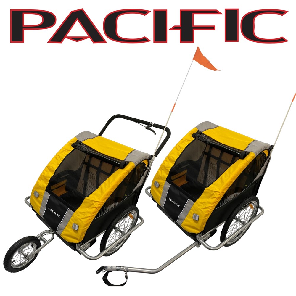 Pacific Double Bicycle Trailer And Stroller