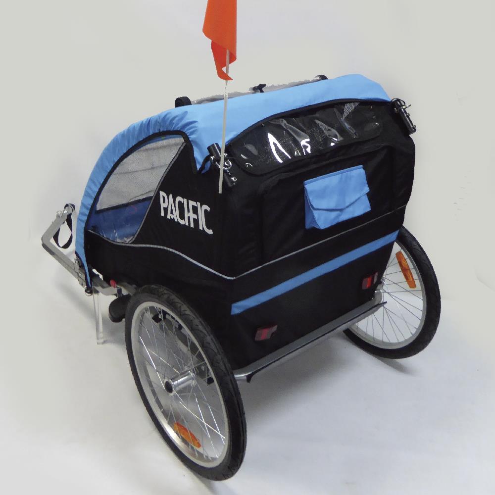 pacific deluxe 2 in 1 bicycle trailer stroller 3