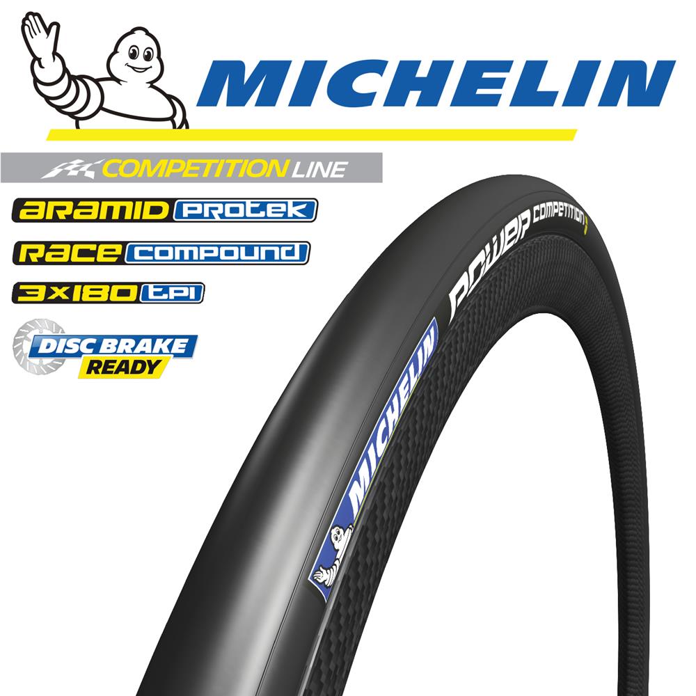 700 x 25 Michelin Power Competition Folding Tyre