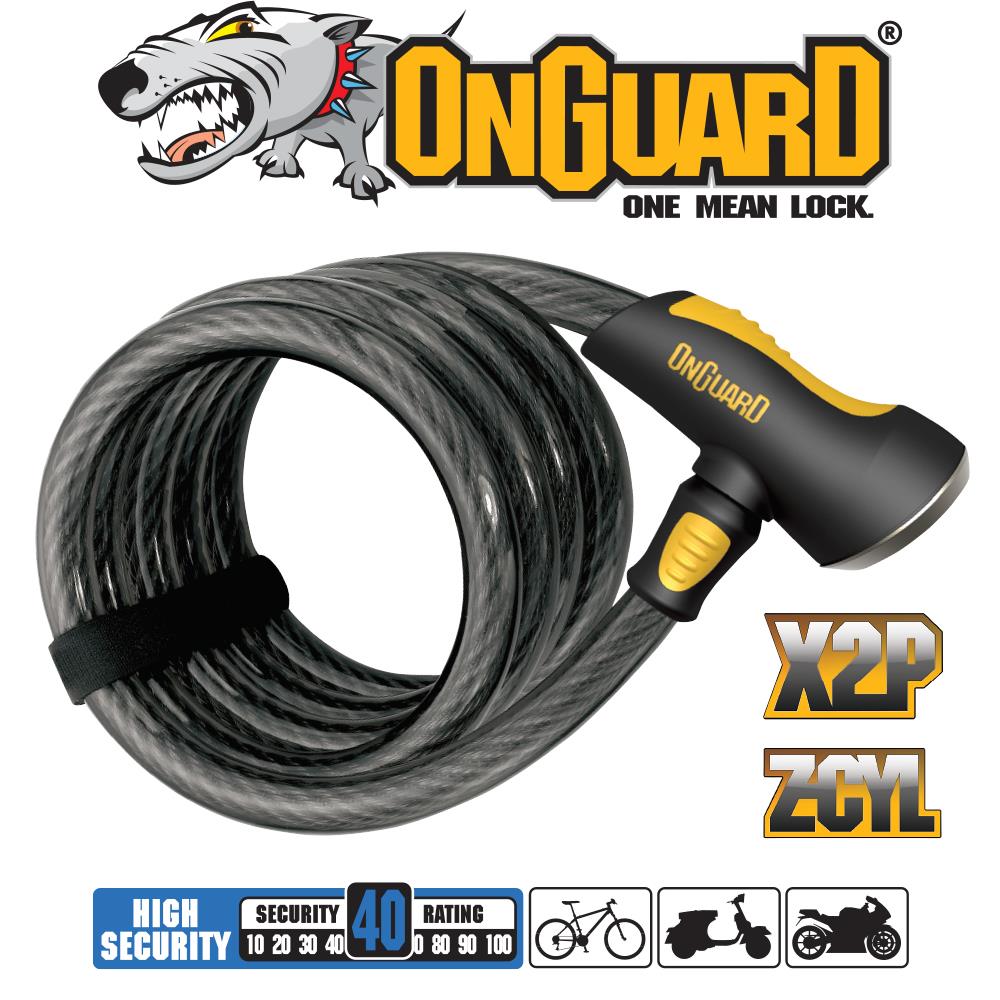 onguard bicycle key lock cable