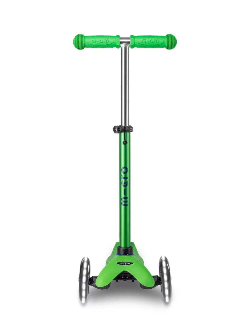 mini micro deluxe led green blue scooter 4