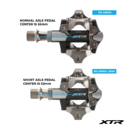 Shimano PD-M9100 SPD Pedals XTR Race 3mm Shorter Axle