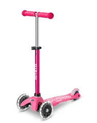 Mini Micro Deluxe LED Pink | Micro Scooters Perth
