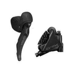 Shimano ST-RX610 Shift-Brake Lever GRX Left Hand 2-Speed With BR-RX400 Rear Disc Brake Caliper