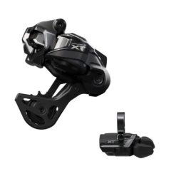 Shimano Deore XT Di2 Wireless 12-Speed Medium Cage 9-45T Upgrade Kit – RD-M8250-GS with clamp band shifter