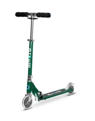 Micro Sprite LED Forest Green kids scooter