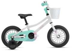Liv Adore 12 kids bike Perth – lightweight 12 inch girls bike with aluminium frame, training wheels and easy-to-use singlespeed design, available at George’s Bike Shop Balcatta.