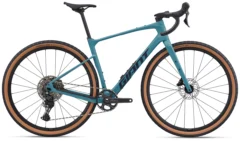 2026 Giant Revolt Advanced 3 gravel bike in Aquarium blue – lightweight carbon gravel bike available at George’s Bike Shop Balcatta Perth
