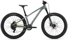 2026 Liv STP 24 youth mountain bike in Alpine Green with 24-inch wheels, 100mm suspension fork, dropper seatpost and hydraulic disc brakes