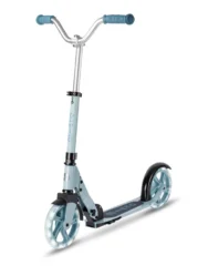 Micro Cruiser LED Frosty Blue kids scooter Perth with light up wheels and large 200mm wheels