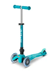 Mini Micro Deluxe Foldable Aqua scooter for toddlers Perth 3 wheel kids scooter with lean to steer design