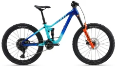 Giant Faith 24 SE 2027 Ocean Flux full-suspension kids mountain bike